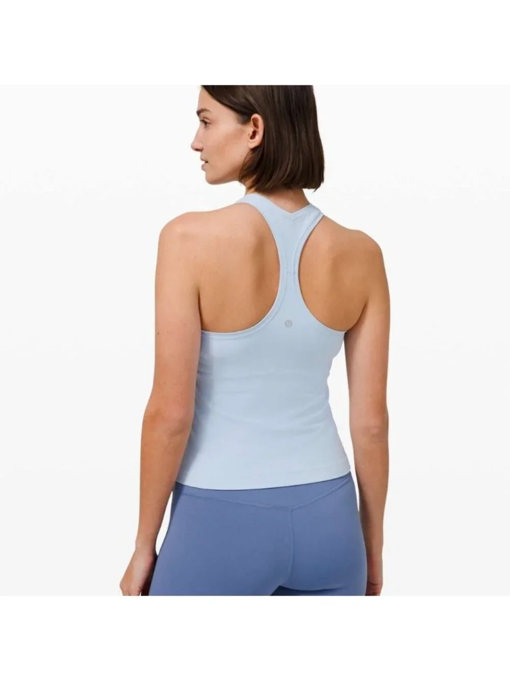 Lululemon Cool Racerback Shorter Length *Nulu Blue Linen